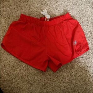 New Balance Women’s Bright Red Athletic Running Shorts